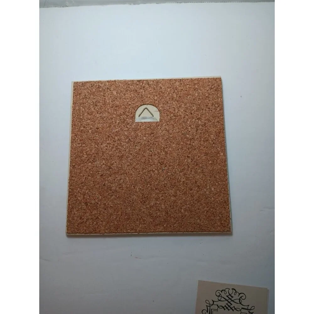 Signed Carolyn Payne Handpainted Tile Vintage 1989 Christmas
